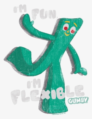 Gumby Flex Men's Crewneck Sweatshirt - Gumby Flex Mens V-neck Shirt Gmb140-av-3