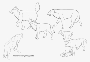 Nuclear Drawing Wolf Pack Png Transparent Download - Wolf