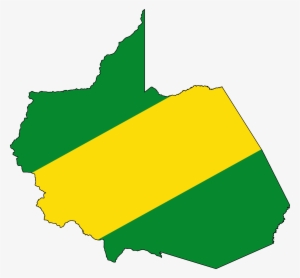 Flag Map Of Madre De Dios