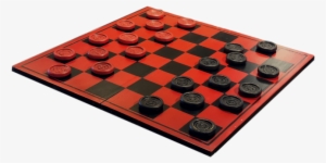 Oldtimers Checkers Set W/board Large - Chess