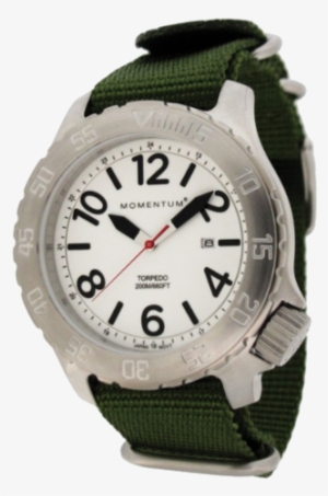 Image Of Momentum Torpedo Watch- Nylon - Momentum Dive Watch