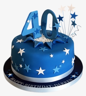 40 Birthday Cake Ideas - Simple Mens Birthday Cake