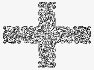 Ornamental Clipart Cross - Clip Art
