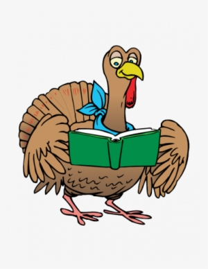 Turkey-reading - It's The Day Before Thanksgiving