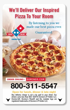 Standard Card Domino S Pizza Key Card Transparent Png 800x800