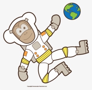 Click To Save Image - Monkey In Space Clip Art