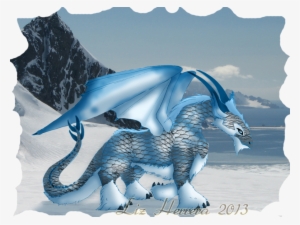 Snow, Ice, & Frost Dragons Ice Dragon, Fantasy Dragon, - Dragon
