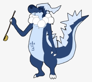 Ice Dragon God - Cartoon