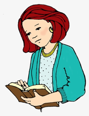 Book Review Program - Woman Reading Clipart