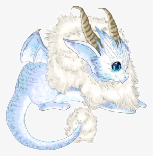 Ice Baby Dragon - Baby White Dragon Small