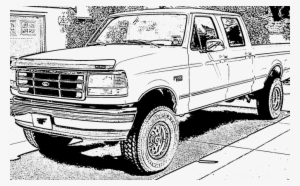 Ford F150 Coloring Page - Ford Pickup Truck For Coloring