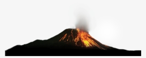 Volcano Png Pic - Volcano Erupting Clear Background
