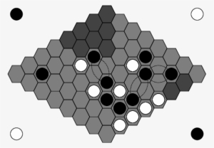 A Hex Game Won By Black - Game