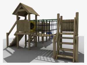 Adventure Playground 3d Model Obj Mtl Fbx Ma Mb 4 - Wood Playground 3d Model Free
