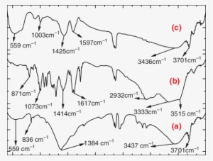 Ft-ir Spectra Of Mgo Nanoparticles, (b) Parent Doxo - Diagram