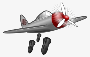 Airplane Northrop Grumman B-2 Spirit Bomber Airstrike - Plane Dropping Bombs Clipart