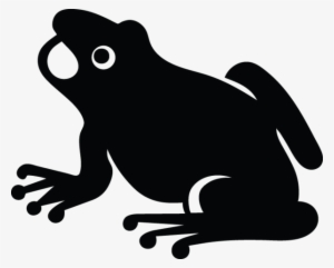 Toad Silhouette At Getdrawings - Frog Vector