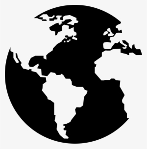 Earth Globe With Continents Maps Comments - Earth Png Icon