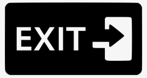 Exit Sign Wayfinding Fire Door Emergency Comments - Exit 35 287 Nj