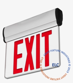 Ceiling Exit Sign
