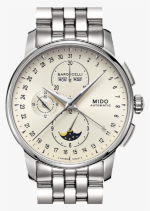 The Baroncelli Moon Phase Watch Stands Out Thanks To - Mido Chronograph Moon Phase