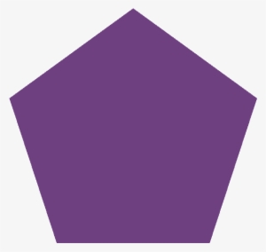 Purple Clipart Pentagon - Pentagono Violeta