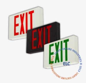 Exit Signs - Light Fixture Industries Lfi Lights - 2pack - Hardwired