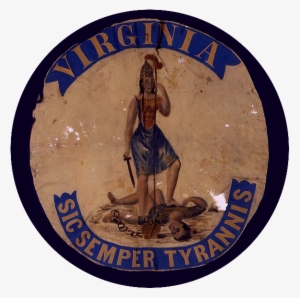 This Exhibit Examined The Civil War Years As A Pivotal - Original Virginia Seal