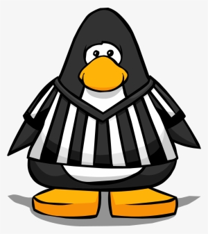 Referee Jersey From A Player Card - Club Penguin Blue Tux