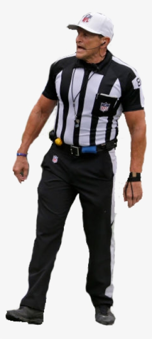 Referee Ed Hochuli Arguing - Police Officer