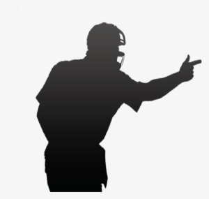Babe Ruth League Graphic Black And White Download - Umpire Logo
