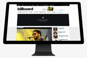 Billboard Header Overlaying Image - Billboard