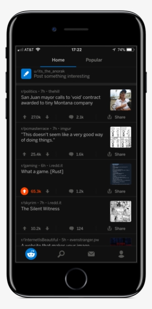 Reddit On The Iphone - Iphone