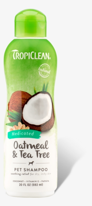 Rollover To Zoom - Tropiclean Oatmeal & Tea Tree Pet Shampoo