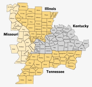Map Of Kentucky And Missouri