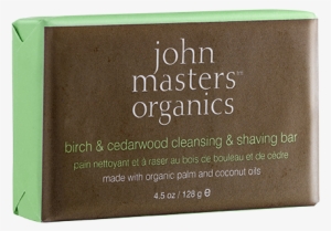 Birch & Cedarwood Cleansing & Shaving Bar - John Masters Birch & Cedarwood Cleansing &