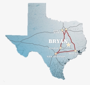 Map Of Texas - Lake Bryan Texas Map