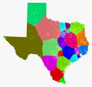 Texas Congress Congressional District Map, Current - East Urban Home 'texas Pride' Textual Art