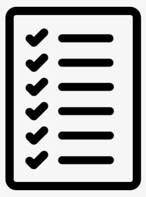 Long Checklist Vector - Checklist Icon