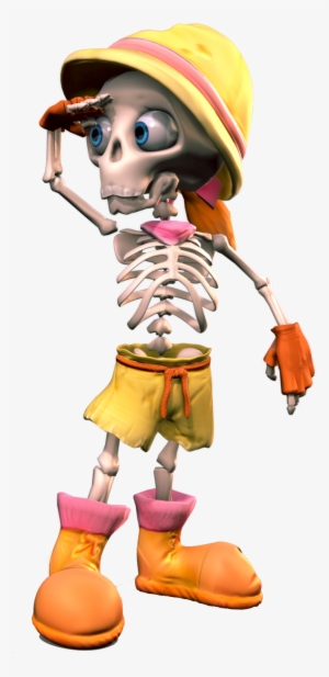 players should see the skeleton lady clara from tribalstack - yooka laylee clara