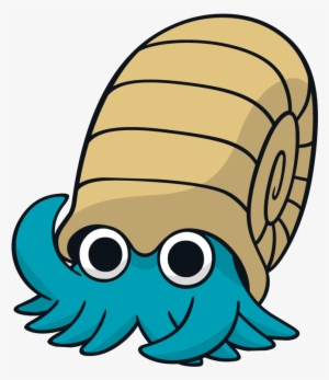 Omanyte Pokemon Character Vector Art - Omanyte Png