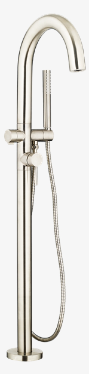 Floor Mounted Tub Faucet Png - Tap