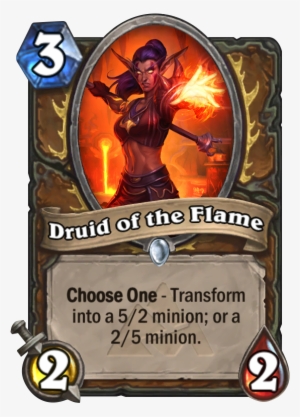 Druid Of The Flame - Hearthstone Battlecry Cards