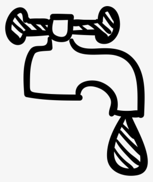 Water Tap Svg Png - Faucet Drawing Png