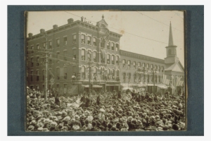 Teddy Roosevelt Visiting Willimantic, Ct In 1902 - Willimantic