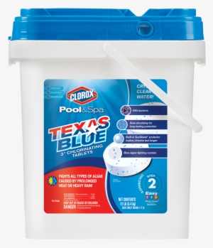Clorox Pool&spa Texas Blue 3" Chlorinating Tablets, - Clorox Texas Blue