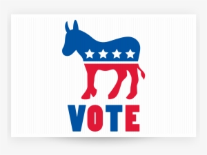 vote democrat - democrat donkey