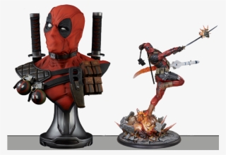 Sideshow Collectibles Deadpool Premium Format Statue - Sideshow Deadpool Bust