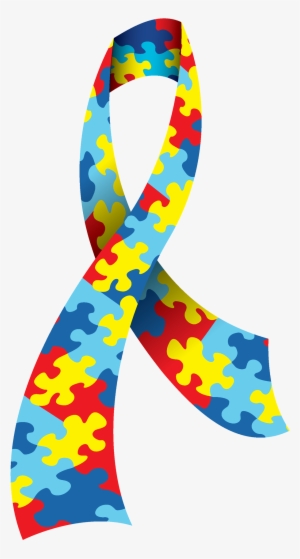 Autism Awareness Day Ribbon
