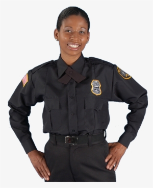 Logistics Guard Services - Black Woman Security Guard